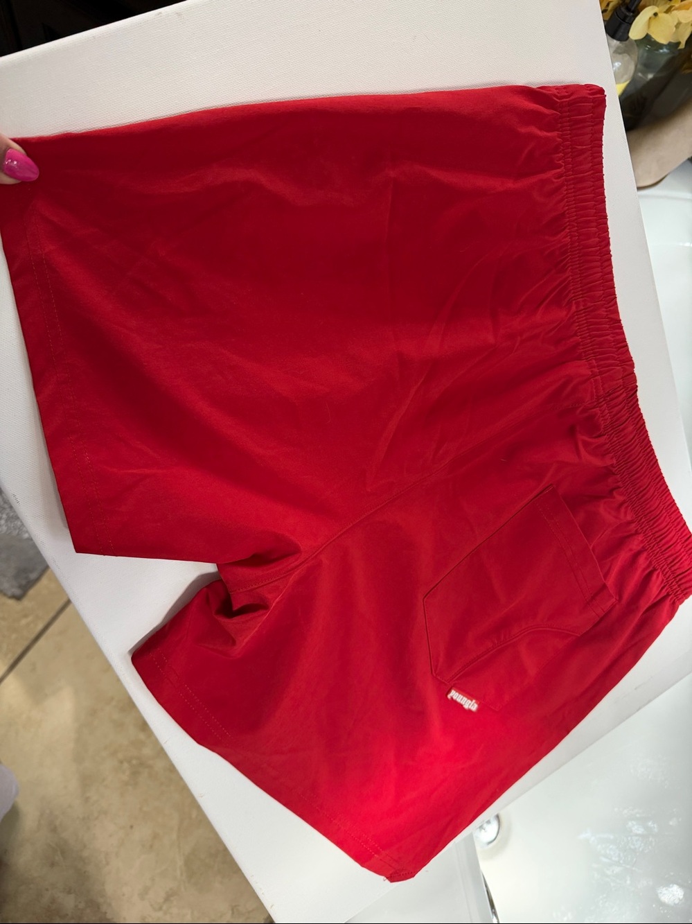 YoungLa red shorts . Excellent cond. Size. Large - Picture 8 of 8
